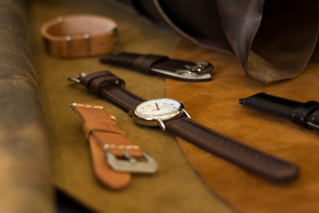 Bracelet de montre en cuir